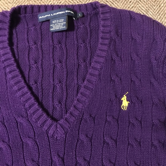 {Ralph Lauren} purple large VGUC - Picture 5 of 8